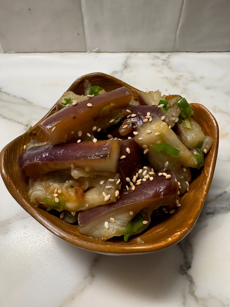 Korean Seasoned Eggplant