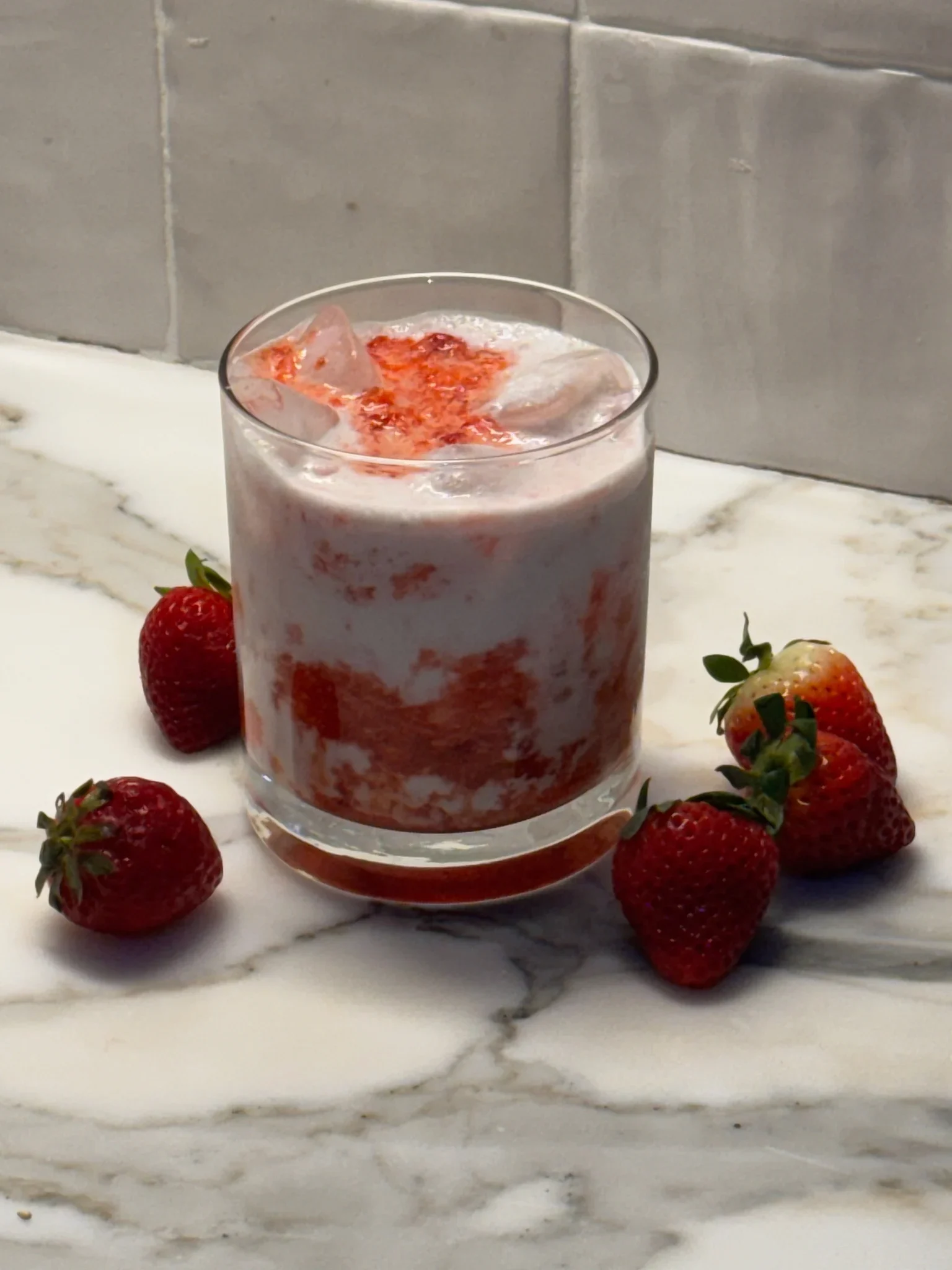 Korean Strawberry Milk